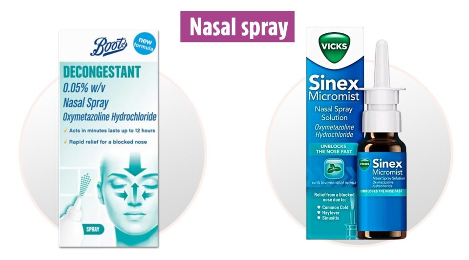 Swap Vicks Sinex nasal spray, 15ml, £5.25, Boots, for Boots decongestant nasal spray, 15ml, £2.99