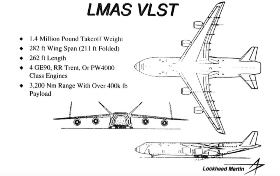 The jet was one of the heaviest, longest, tallest and most powerful aircrafts ever imagined