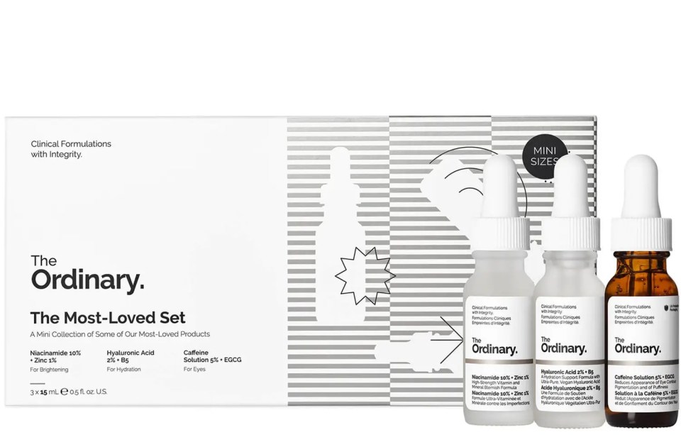 This bundle gives you three The Ordinary serums for £11