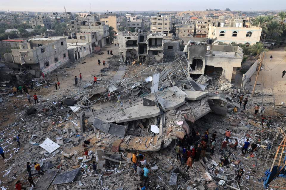 Entire neighbourhoods inside the Strip have been levelled by Israel's bombardment