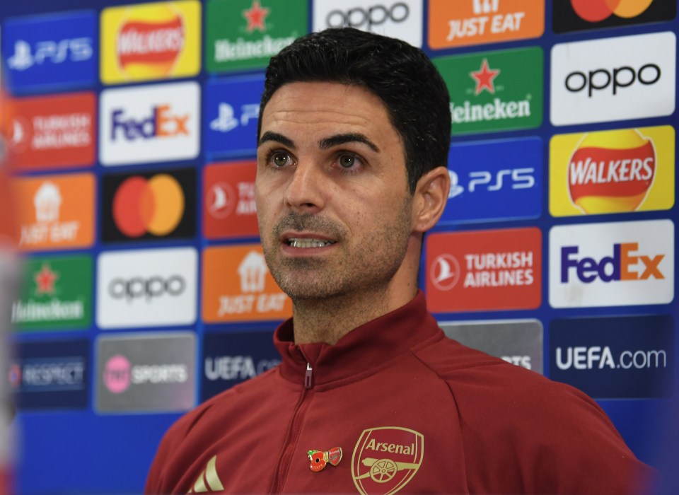 Mikel Arteta's side could qualify for the knockout stages tonight