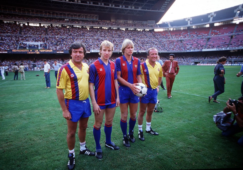 Terry Venables and Pep Guardiola's careers briefly overlapped at Barcelona during the 1980s