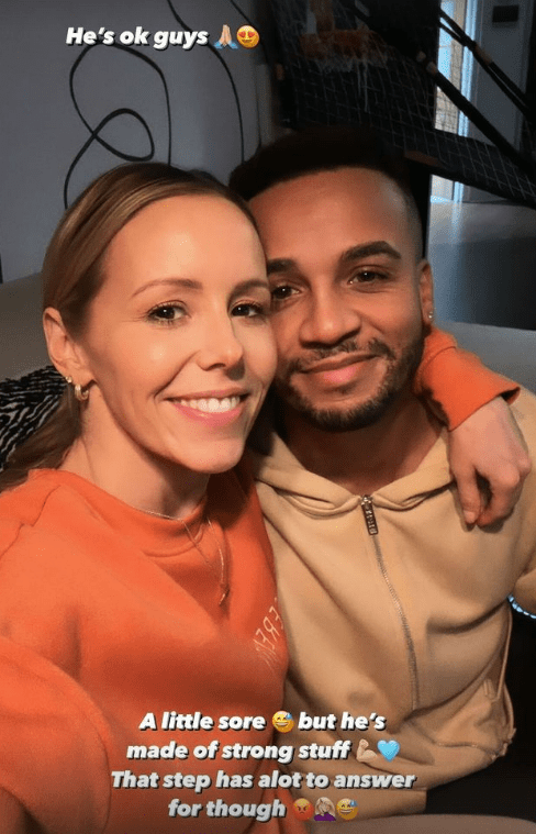 Sarah and Aston responded after the clip went viral