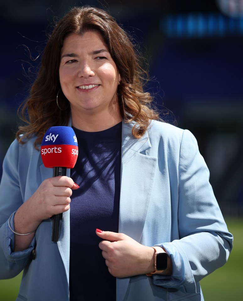 Viewers reckon stand-in Caroline Barker is a natural for the Soccer Saturday role