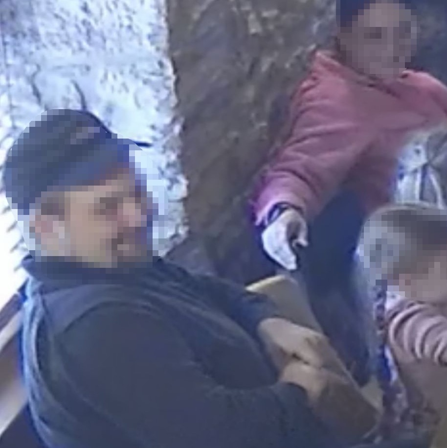 The pub took to Facebook to share CCTV pictures of the family