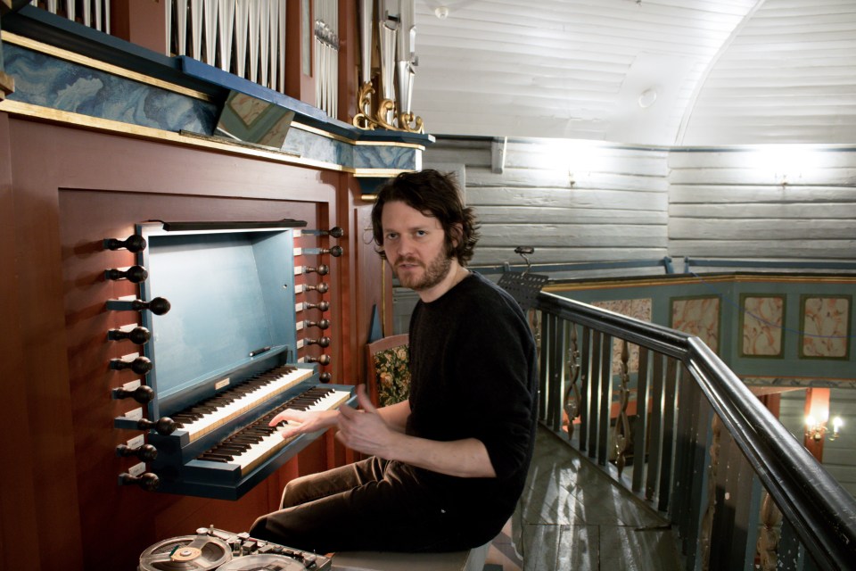 Zach was inspired by playing the organ in the church close to where he was staying