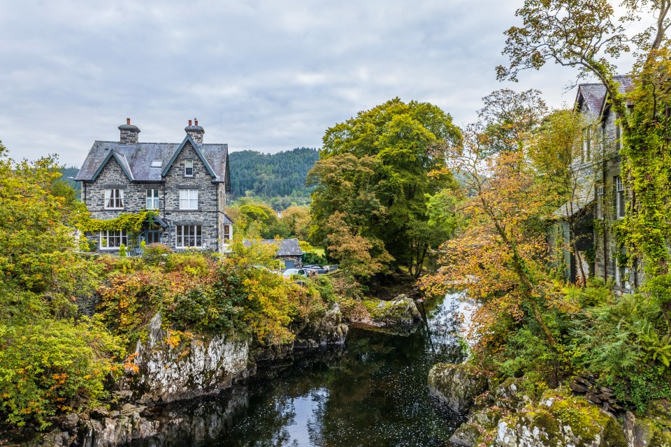 A tiny village in the UK has been compared to the Alps with its huge forest surrounding it