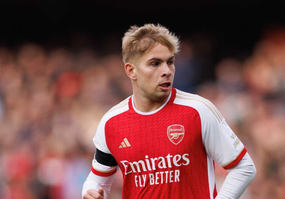 Emile Smith Rowe missed the West Ham clash with an injury issue