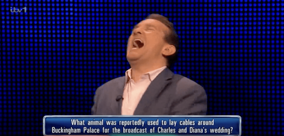 Bradley Walsh was left in tears after Shaun Wallace made a big blunder