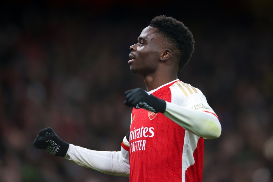 Alongside Bukayo Saka