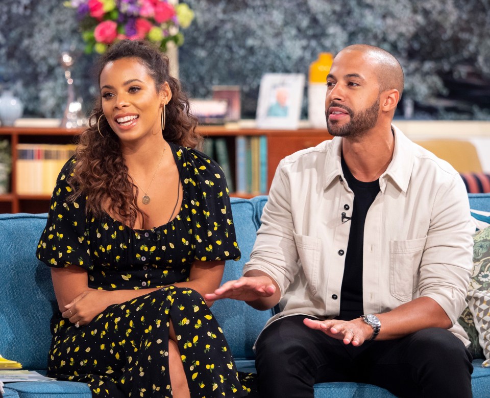 Editorial use only Mandatory Credit: Photo by Ken McKay/ITV/Shutterstock (10243368bg) Rochelle Humes and Marvin Humes 'This Morning' TV show, London, UK - 22 May 2019 ROCHELLE AND MARVIN: TAKING OVER SATURDAY NIGHT! Rochelle and Marvin are hitting our screens with a new BBC show ¿The Hit List¿. They join us to talk about taking over the weekend¿s telly, their unlikely first date, and how a Love Island star helped Rochelle to reunite with her estranged siblings after 23 years.