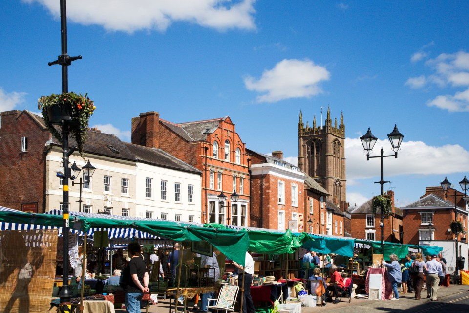 A tiny town has been named both the prettiest and best for food and drink