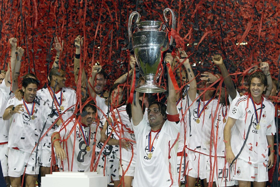 Paolo Maldini won the Champions League three times