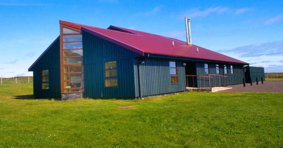 Foula Primary School where only six kids attend