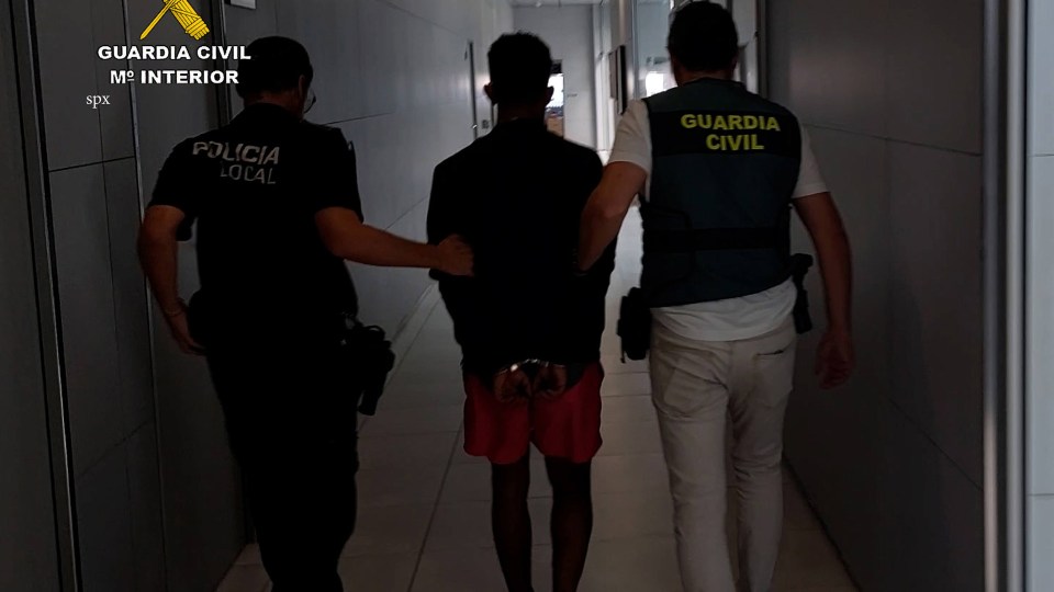 A Moroccan man was arrested over the rape of a Brit tourist in Spain