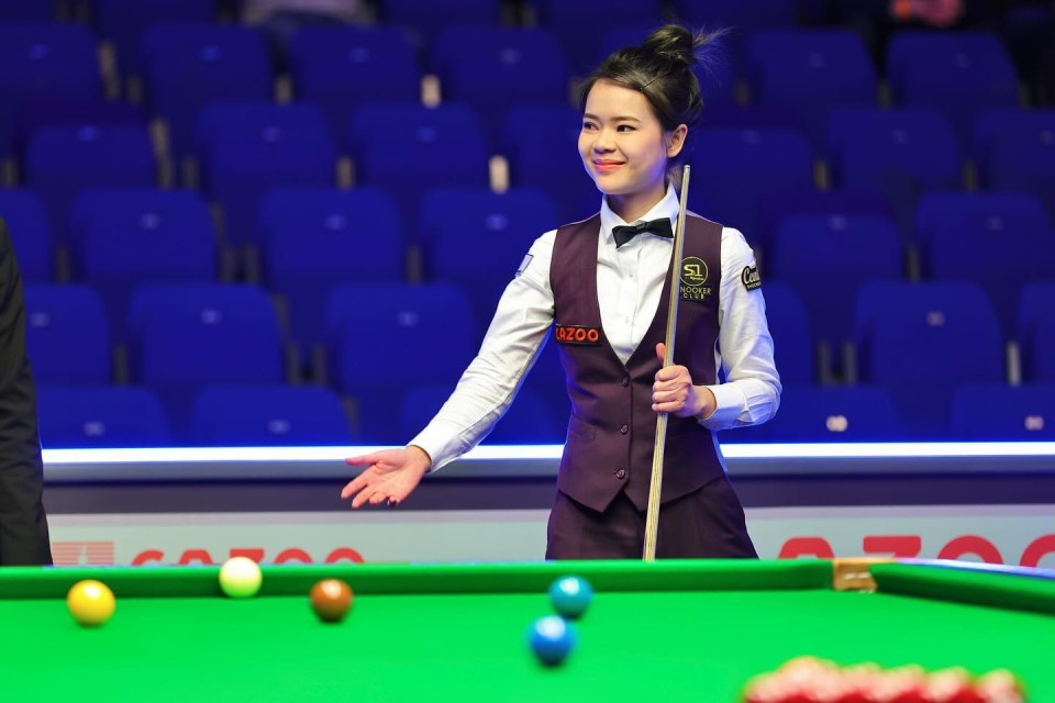 Baipat Siripaporn taking part in the Champion of Champions event this week is regarded as a major boost for women in snooker