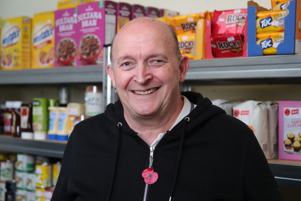 Pensioner Martin Batey shops at the bargain supermarket every week