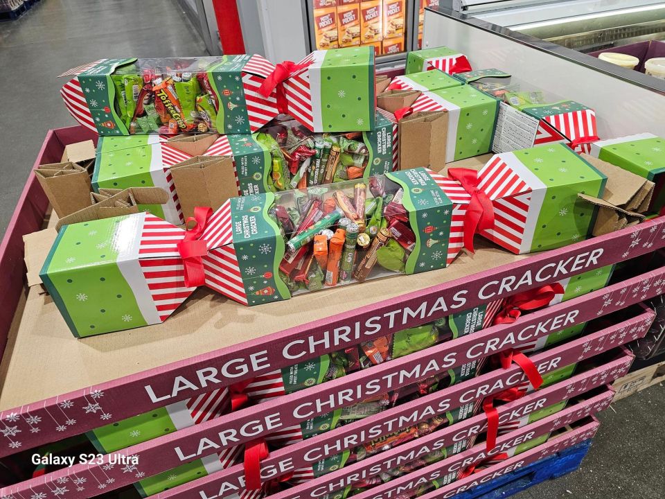 This giant Christmas cracker weighs as much as a brick