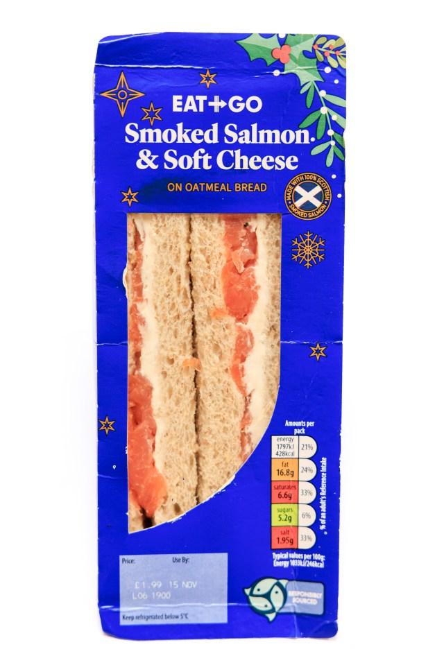 Lynsey wasn't a fan of this Christmas sandwich by Aldi