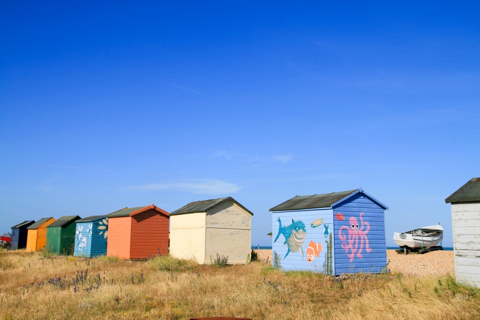 The village has little more than some beach huts and shops