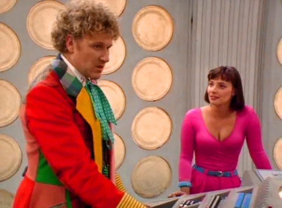 Nicola Bryant, appearing alongside Colin Baker, claimed the 'revealing outfits' were 'for the dads'