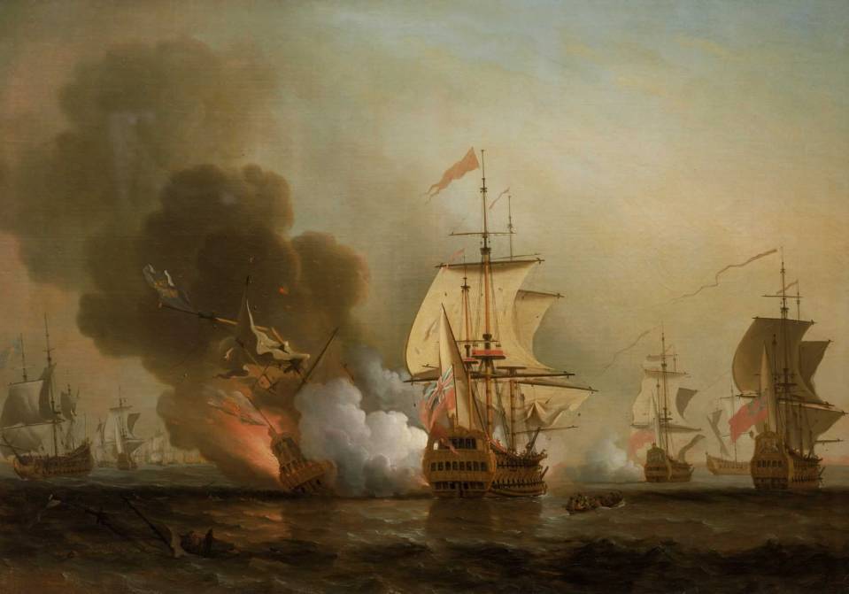 A painting of the legendary ship before it was sunk 300 years ago as Colombia is set to finally recover the lost treasure