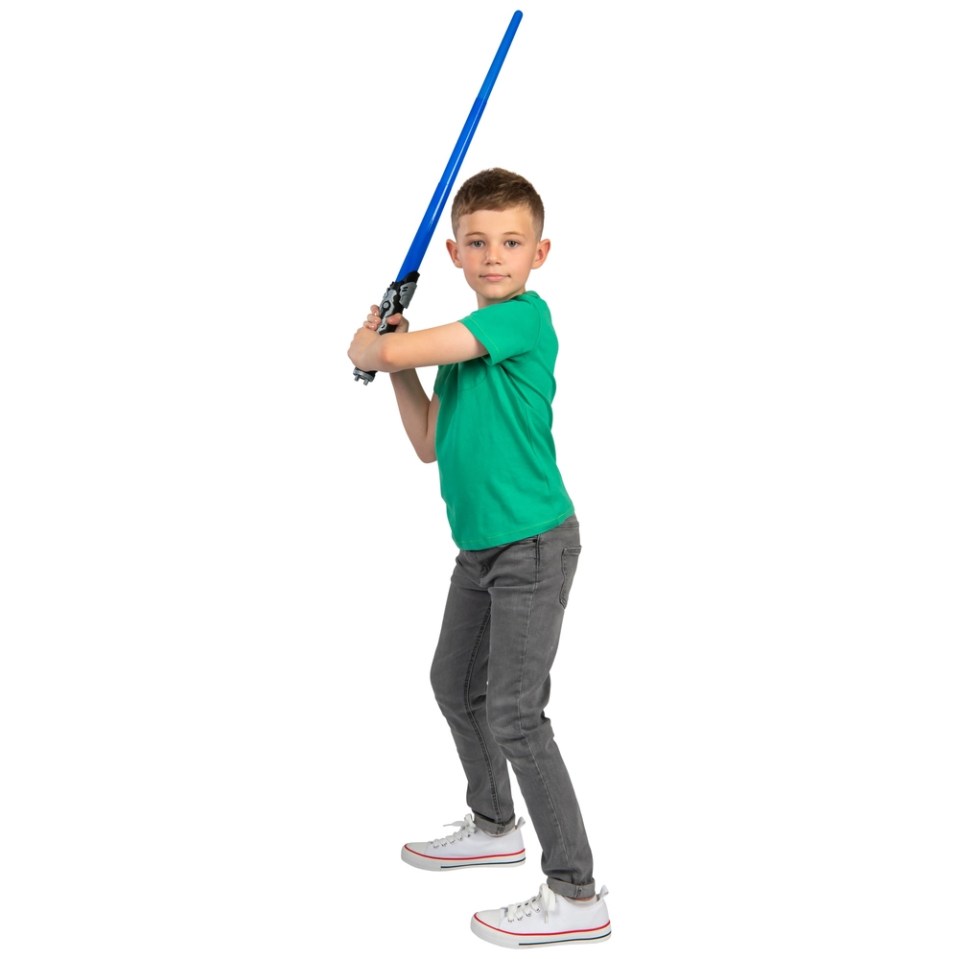 Your child will love to play warriors with this laser sword