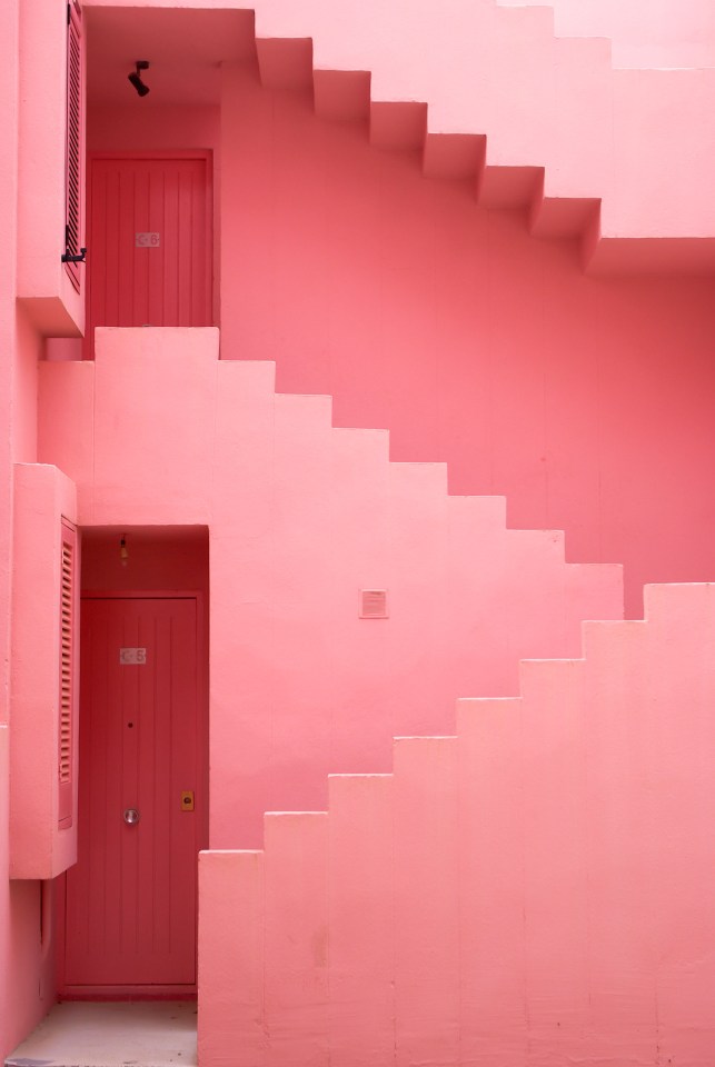 The mind-bending complex consists of narrow winding stairways