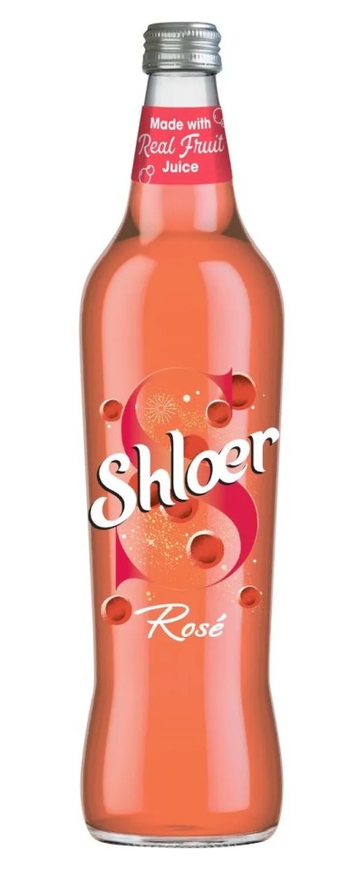 Save £1.25 on Shloer rose sparkling grape juice