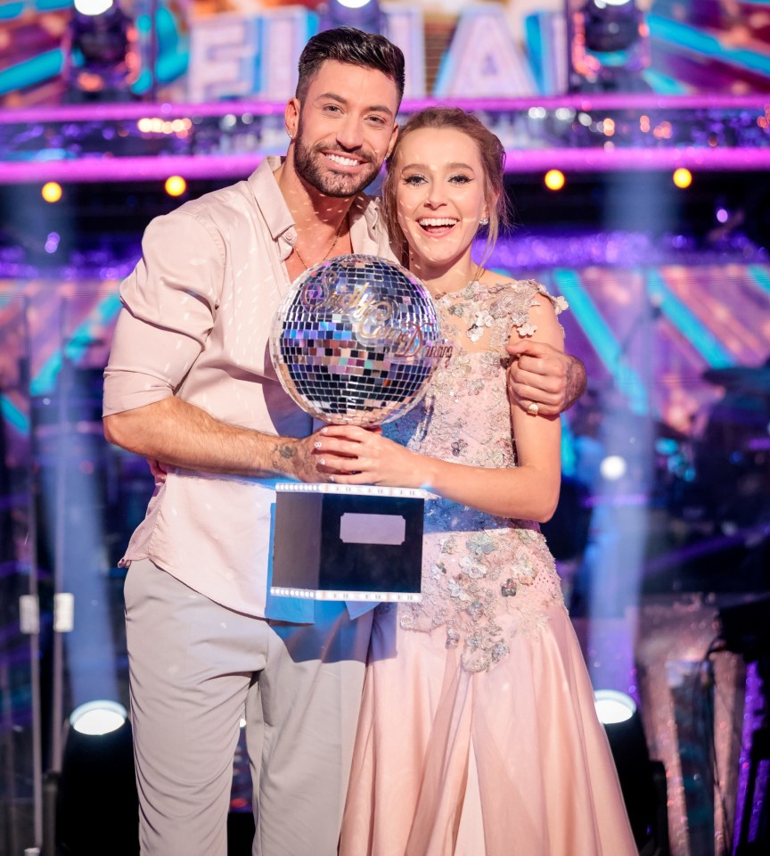 The pair made history when they won Strictly in 2021