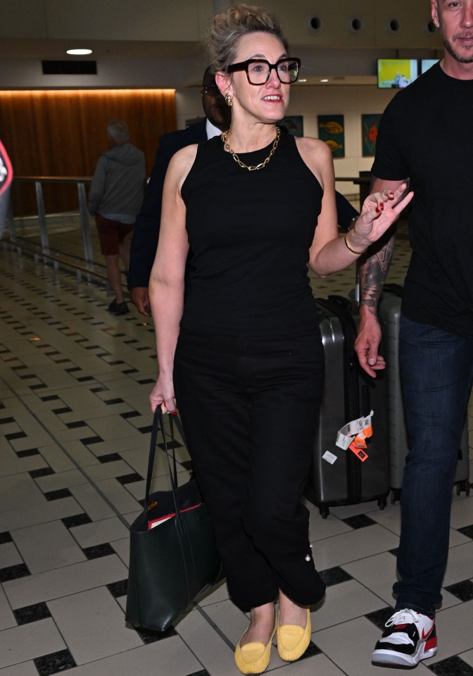 Grace Dent has landed in Australia ahead of her I'm A Celeb stint