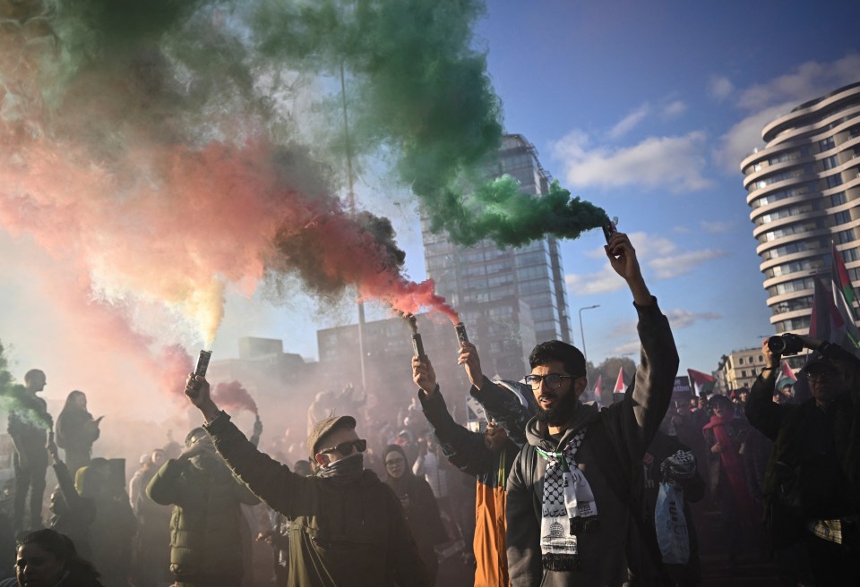 Cops fear a clash between the demonstrators and counter-protesters