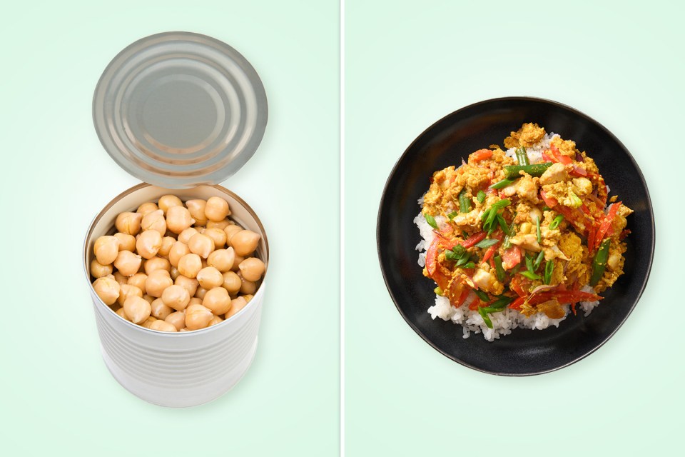 Chickpeas are better in a curry for a fibre boost