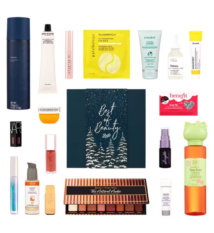 This incredible box is filled with 18 top beauty products