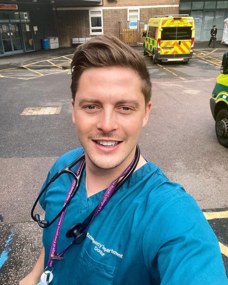 Alex, 32, works as an NHS doctor