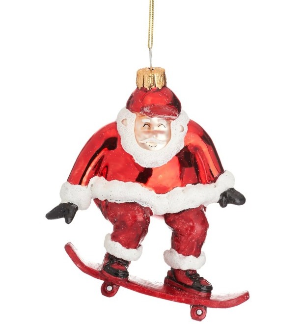 Because if anyone can skate, Santa can…