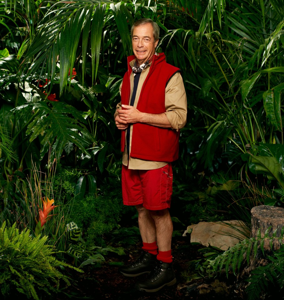 Nigel Farage will avoid certain Bushtucker Trials in the jungle