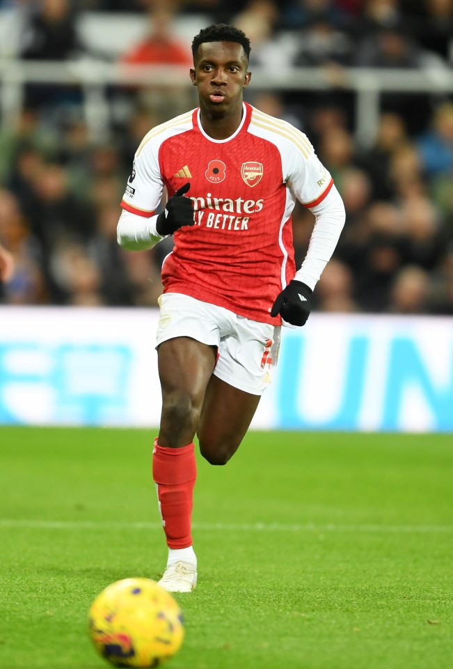 Eddie Nketiah is a doubt for the match