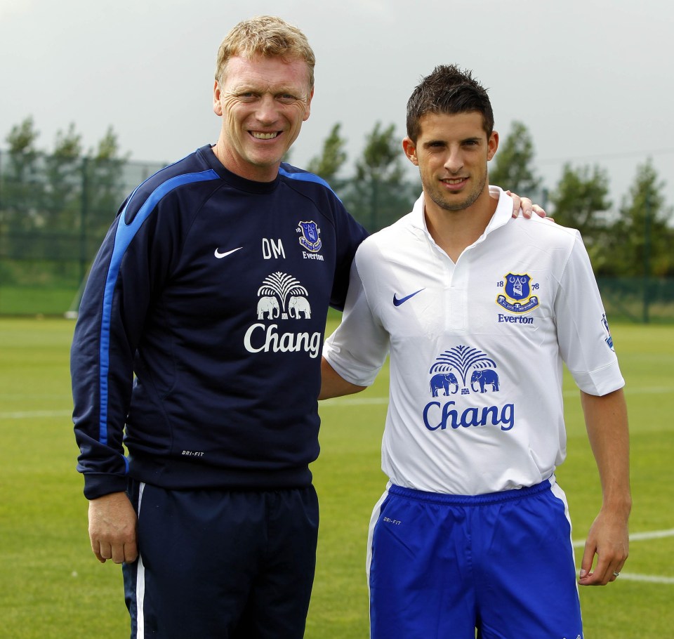 Kevin Mirallas signed for Everton in August 2012