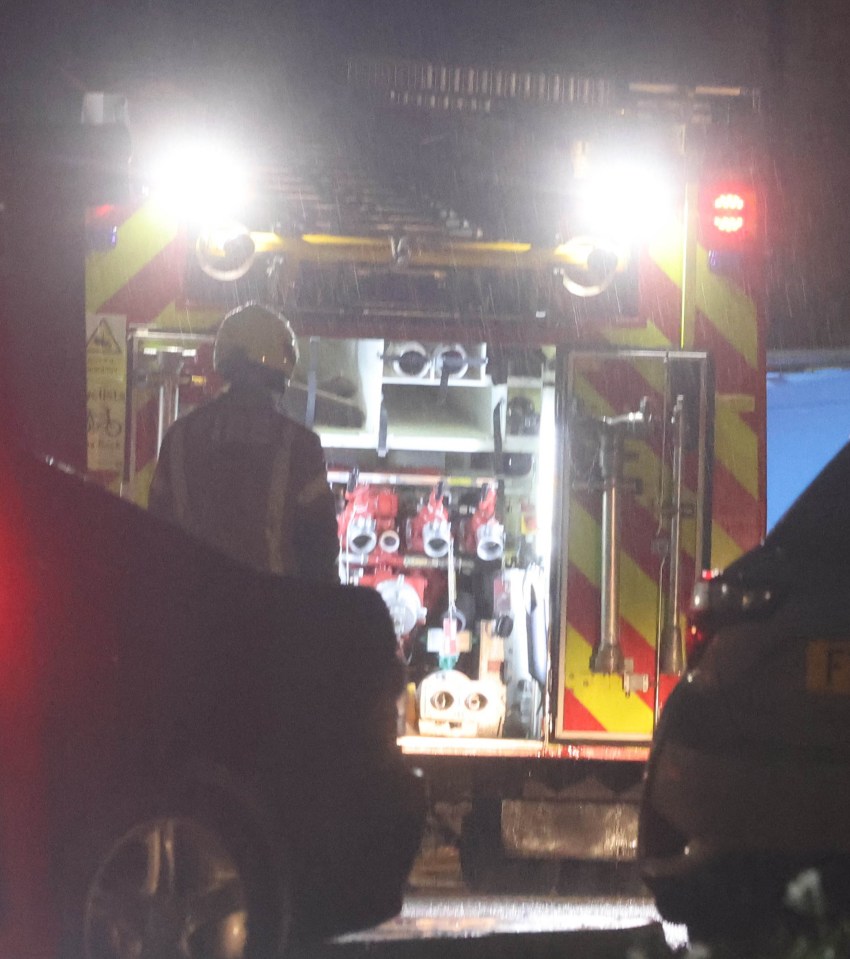 Ten fire engines were on the scene in West London through the night dealing with the blaze