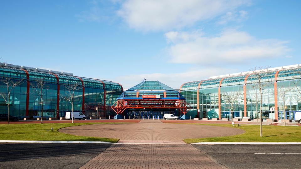 The UK's biggest EV charging hub is located at the NEC in Birmingham