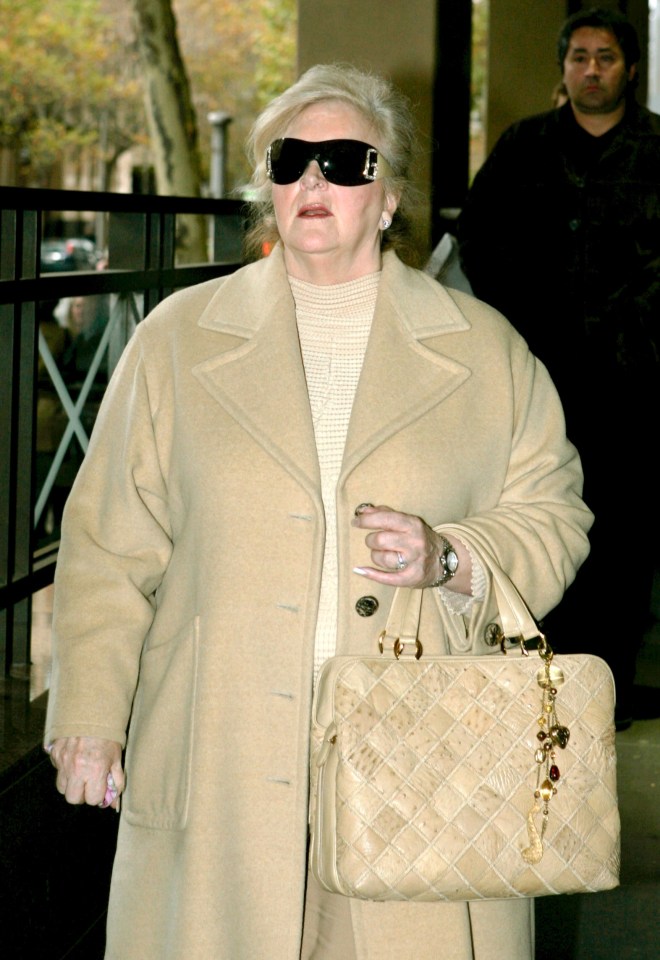 Judy Moran outside Melbourne Magistrates' Court in 2006