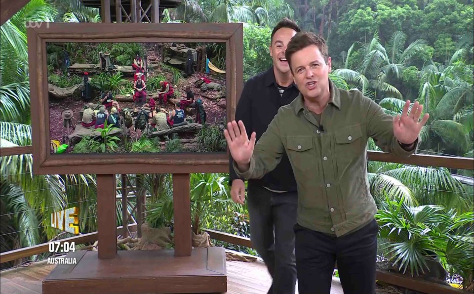 I'm A Celeb's Ant and Dec made a cheeky comment last night