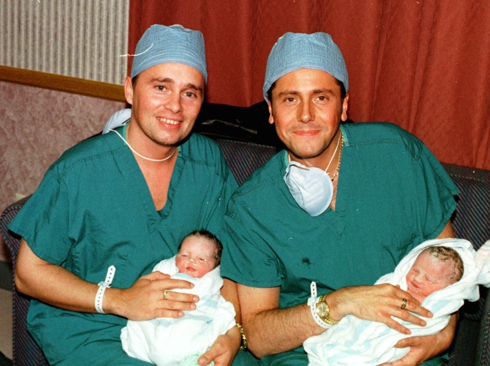 Barrie and ex partner Tony hit headlines in 1999 becoming Britain's first gay dads