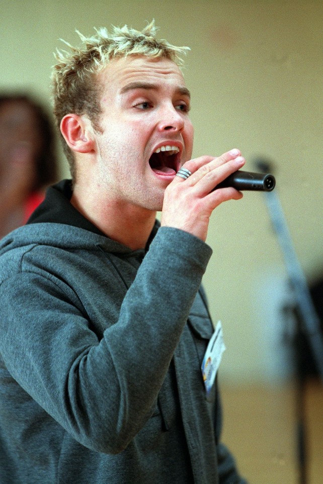 Kevin on the TV show Popstars back in 2001