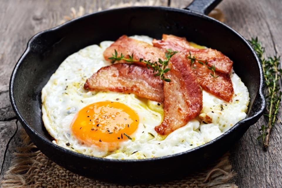 Rejoice - bacon and eggs are good on a hangover