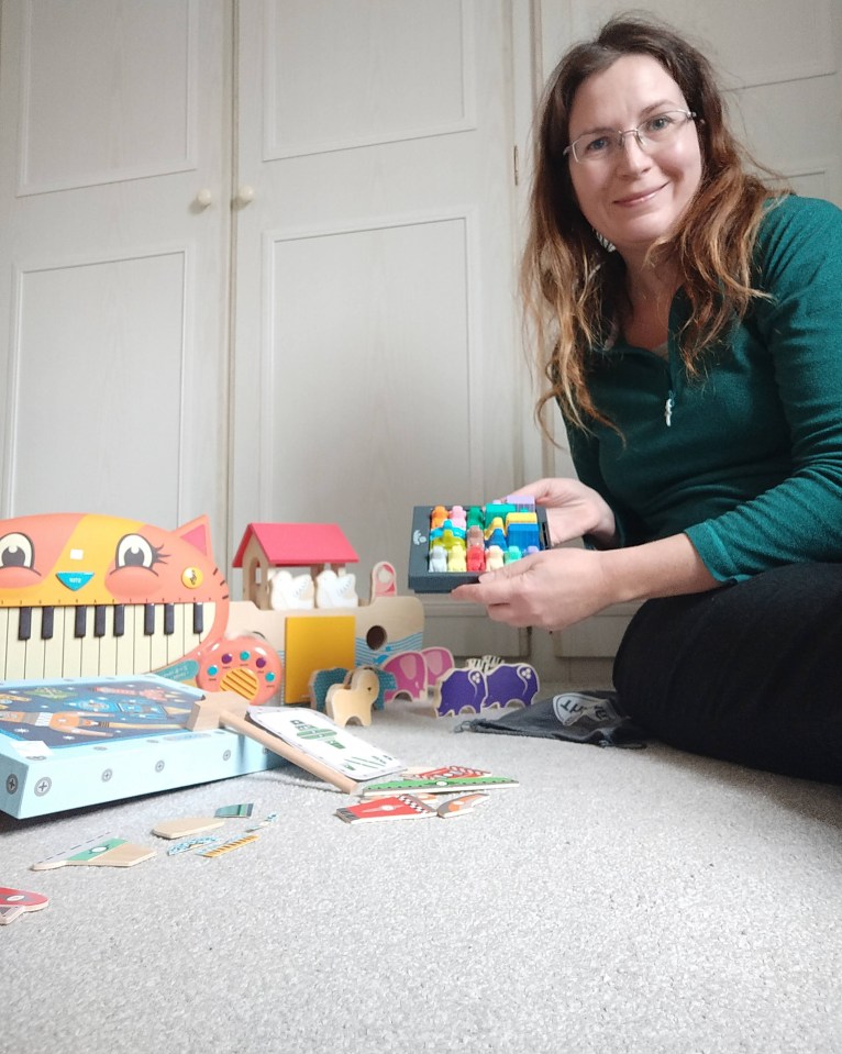 Catherine Lofthouse doesn't buy her kids brand new toys