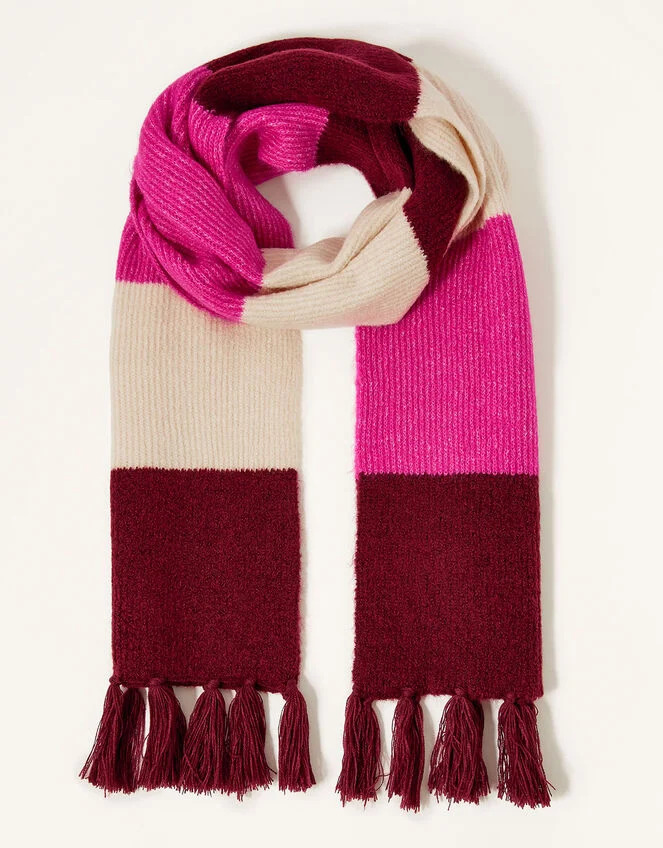 Inject some colour into your winter looks with this snuggly scarf