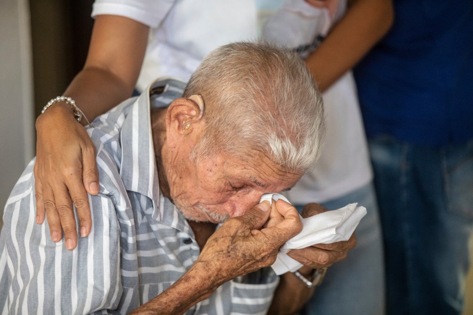 His father, granddad to the Liverpool ace, waits at the family home to reunite with him