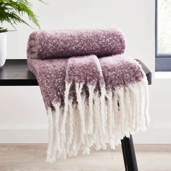 Grab this faux mohair throw from Dunelm for £11.20